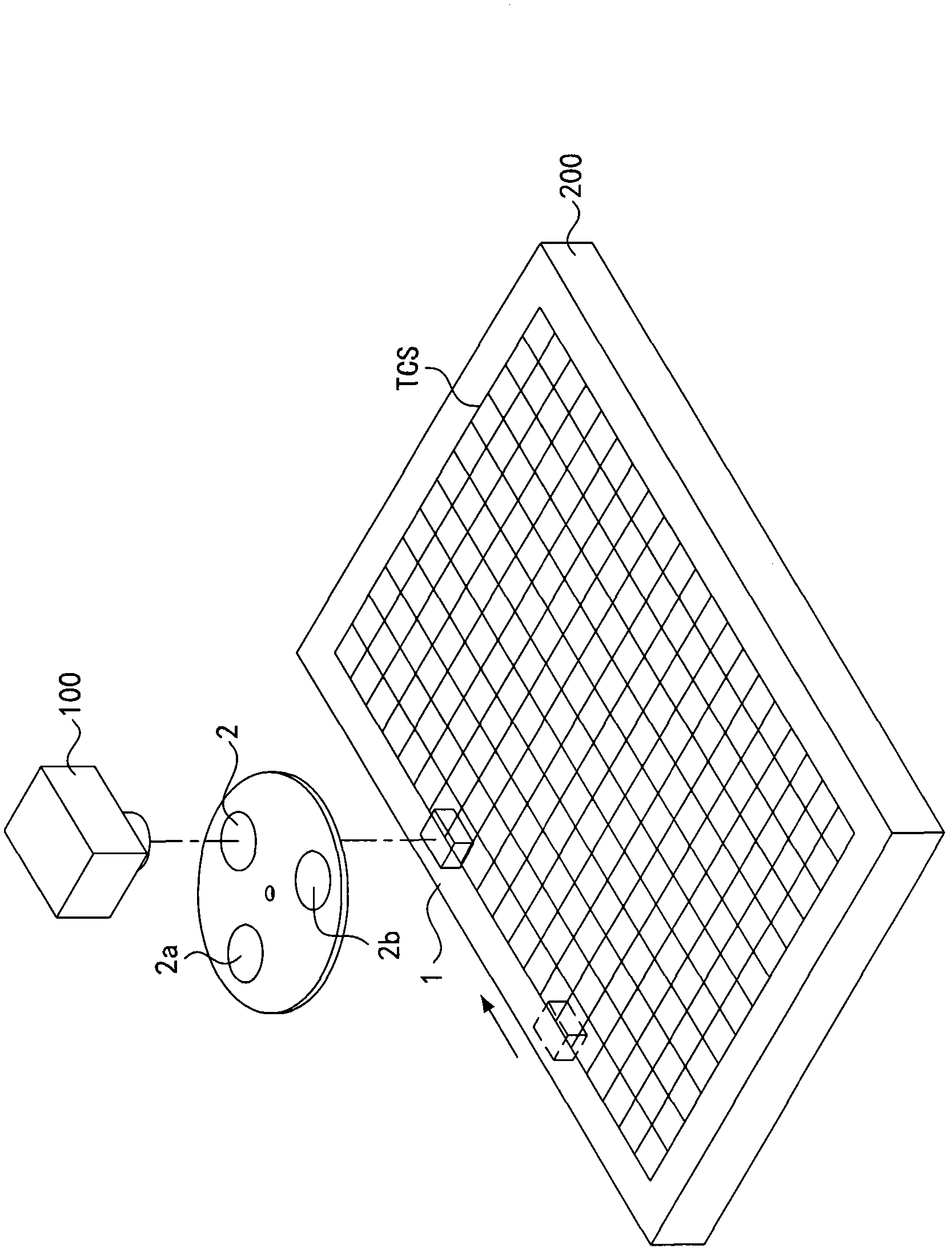 Method for correcting flat field of two-dimensional optical detection