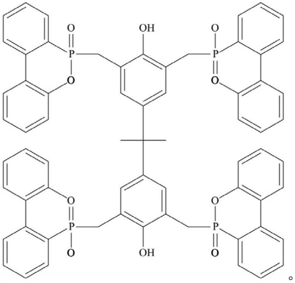 Halogen-free resin composition with low expansion coefficient, laminated board and printed circuit board