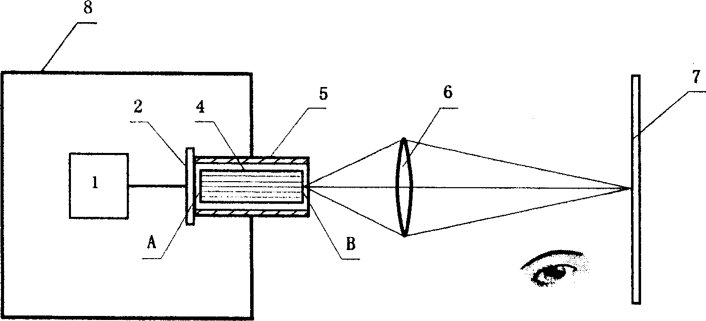 Video imaging device with low radiation