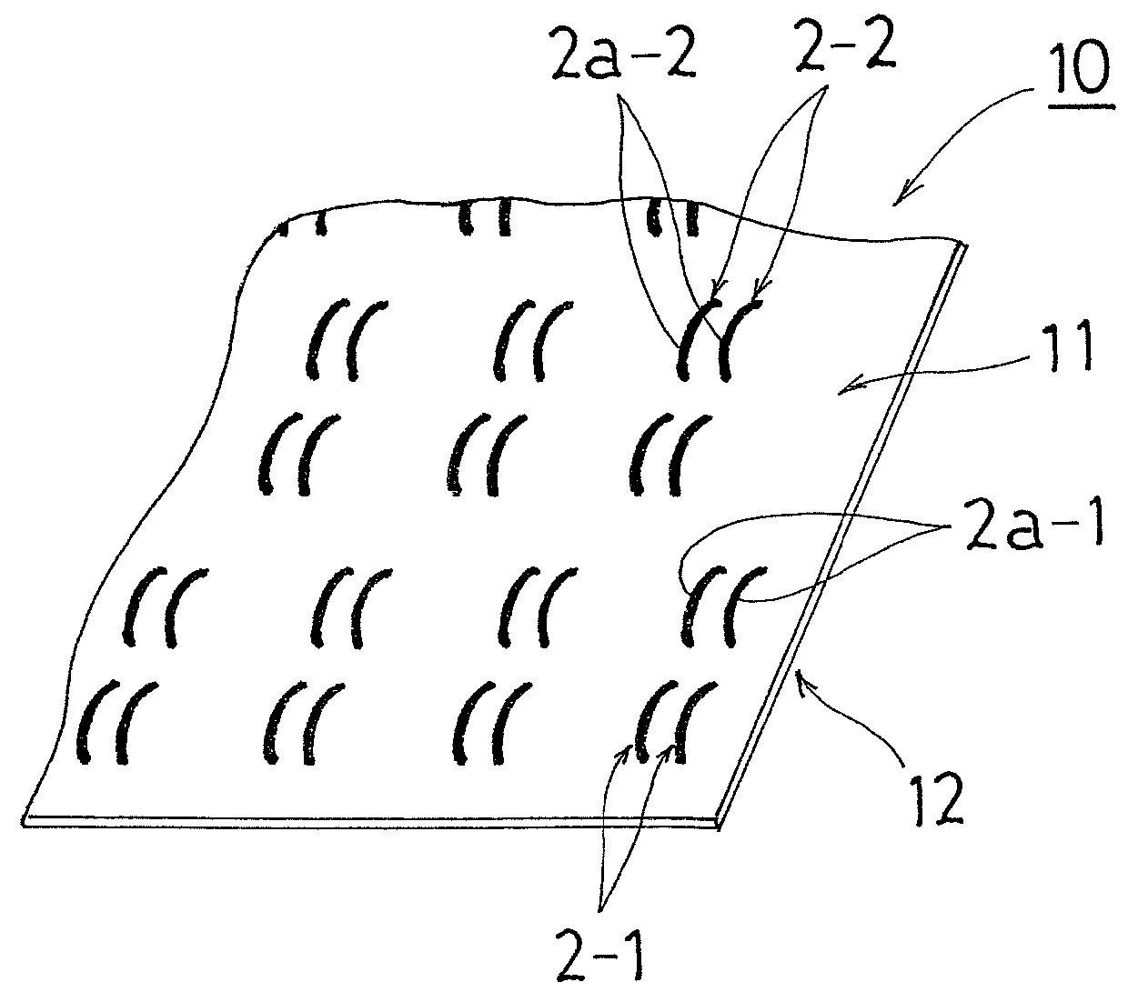 Warp knitted fabric and method of manufacturing same