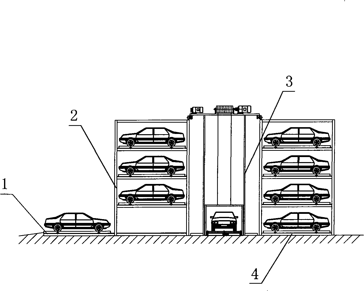 Annular array type stereo garage