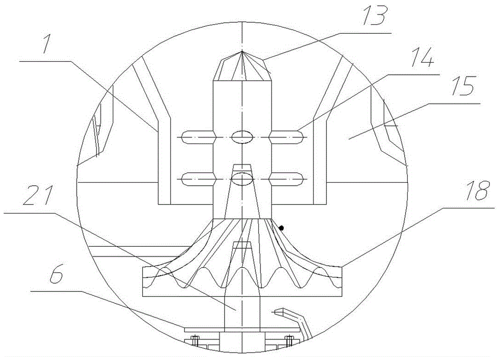 Rotating disc type granulating tank device for hot steel slag