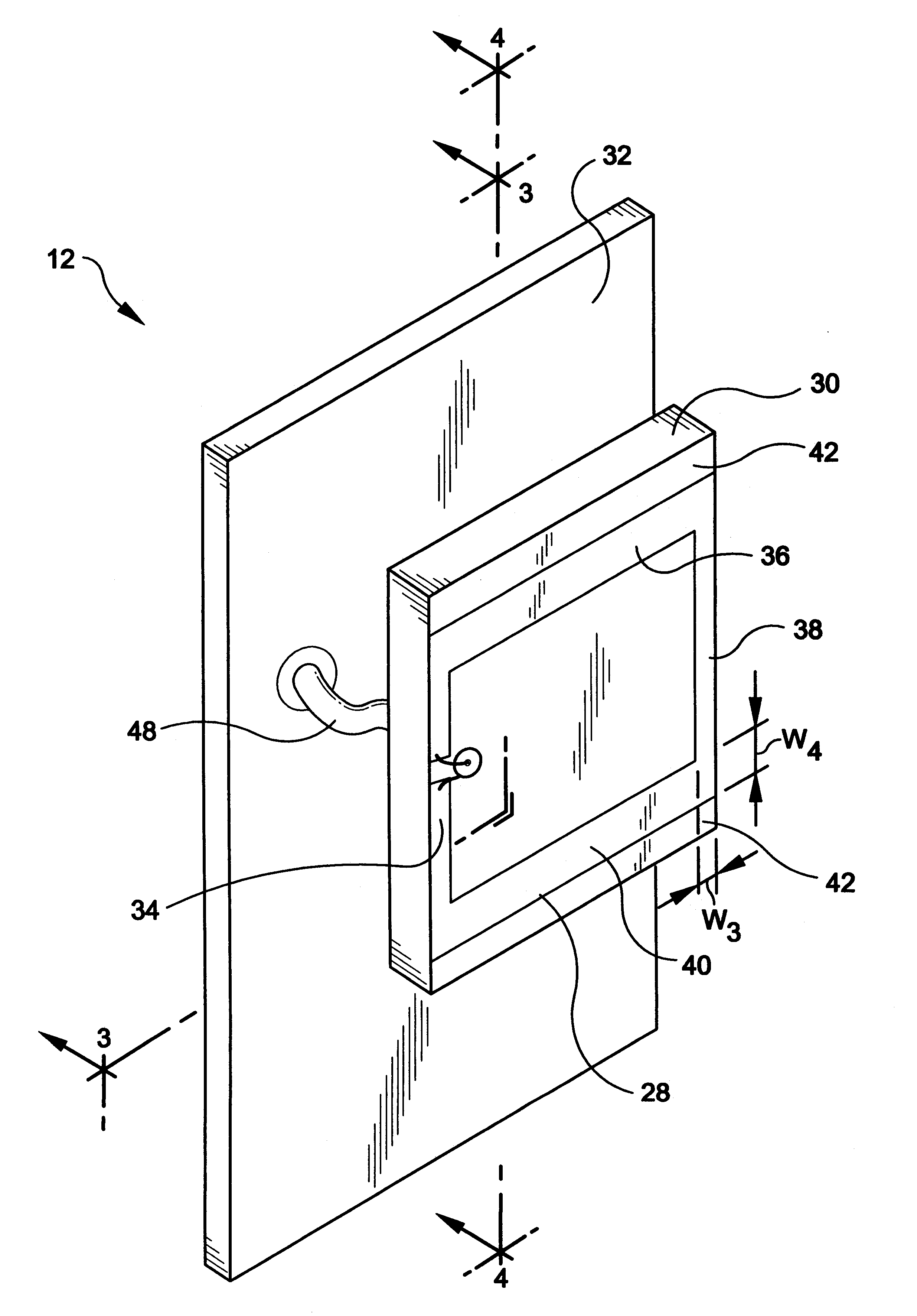 Loop antenna assembly for telecommunication devices