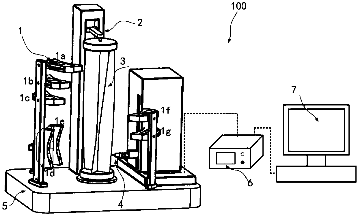 Measuring system for measuring three-dimensional contour of workpiece