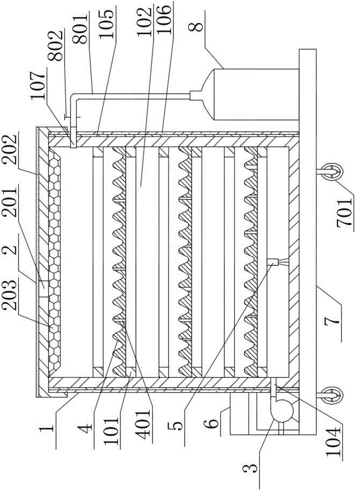 Anti-corrosion conveying box for aromatic fruit