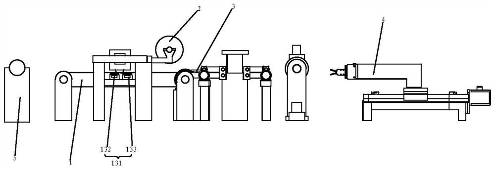 Efficient and intelligent cloth edge pressing assembly line