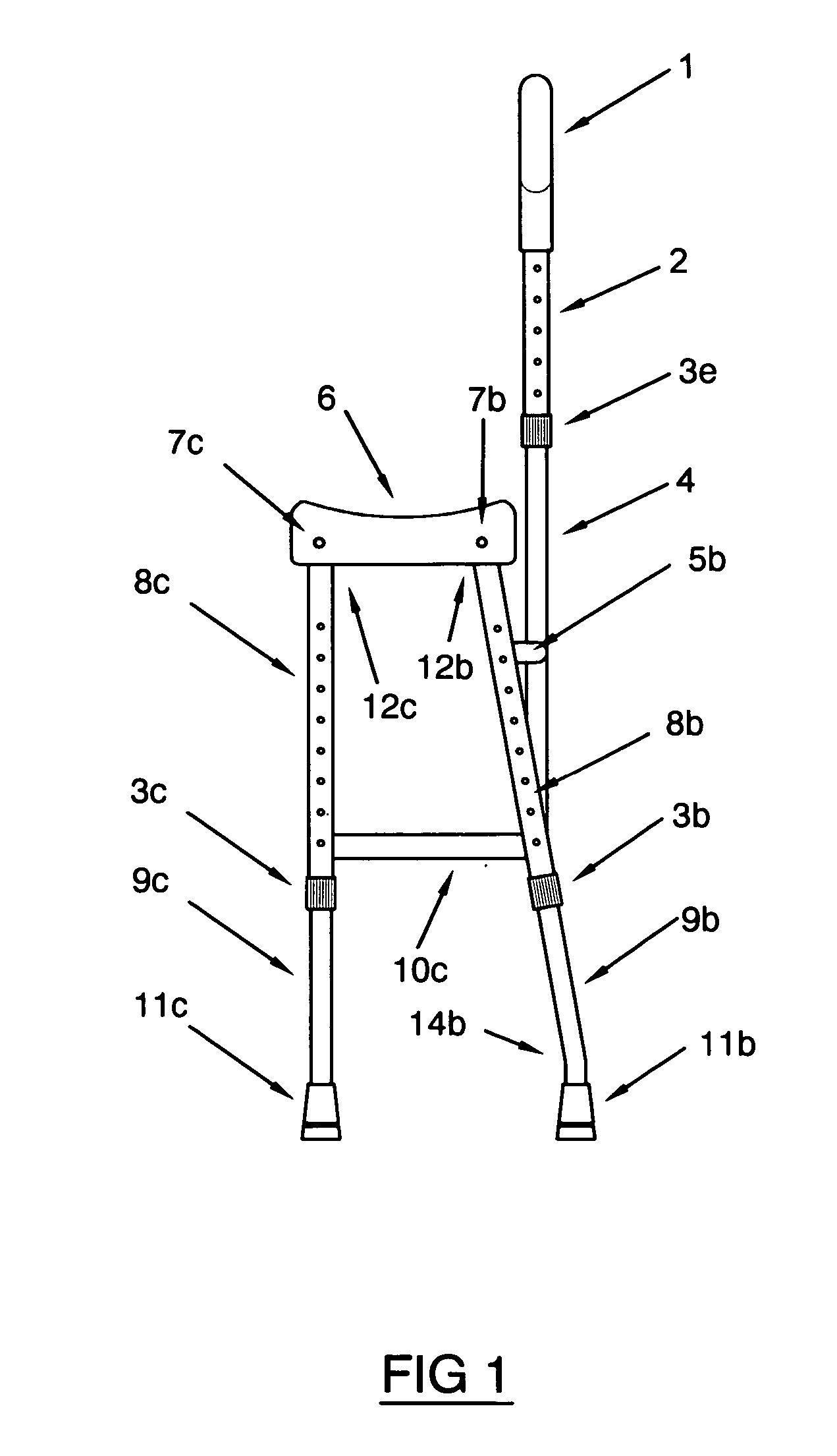 Adjustable walker