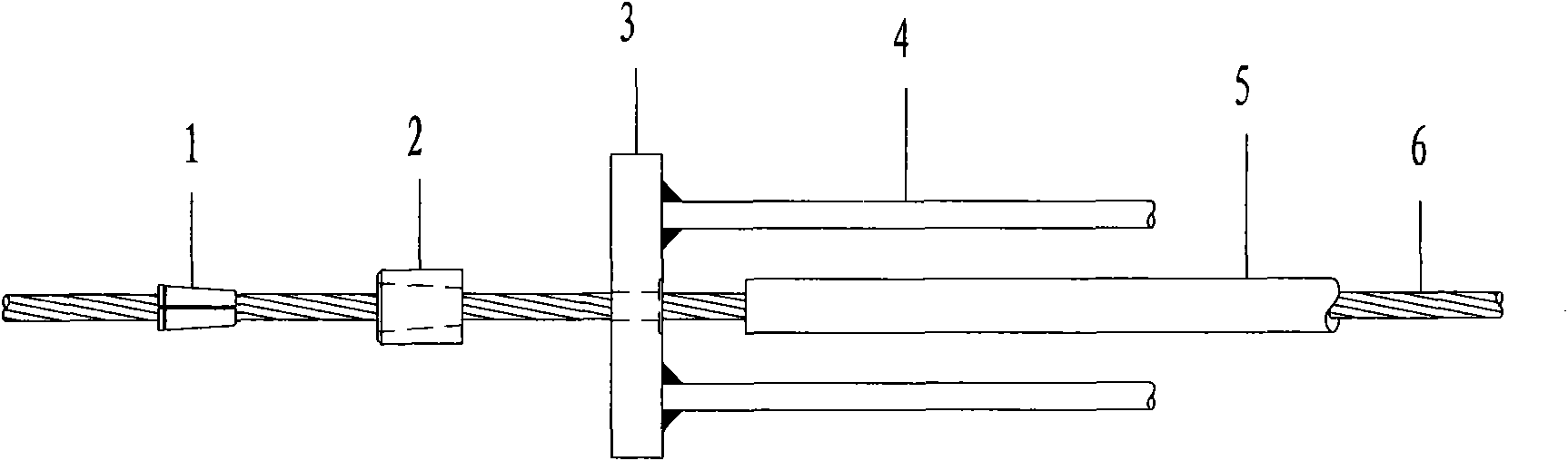 High flexibility pre-pressing method pre-stress steel bar and implementation method thereof