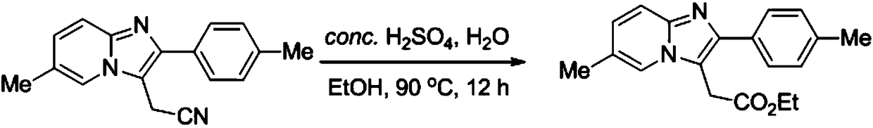 A kind of preparation method of cyanomethylated imidazopyridine compound
