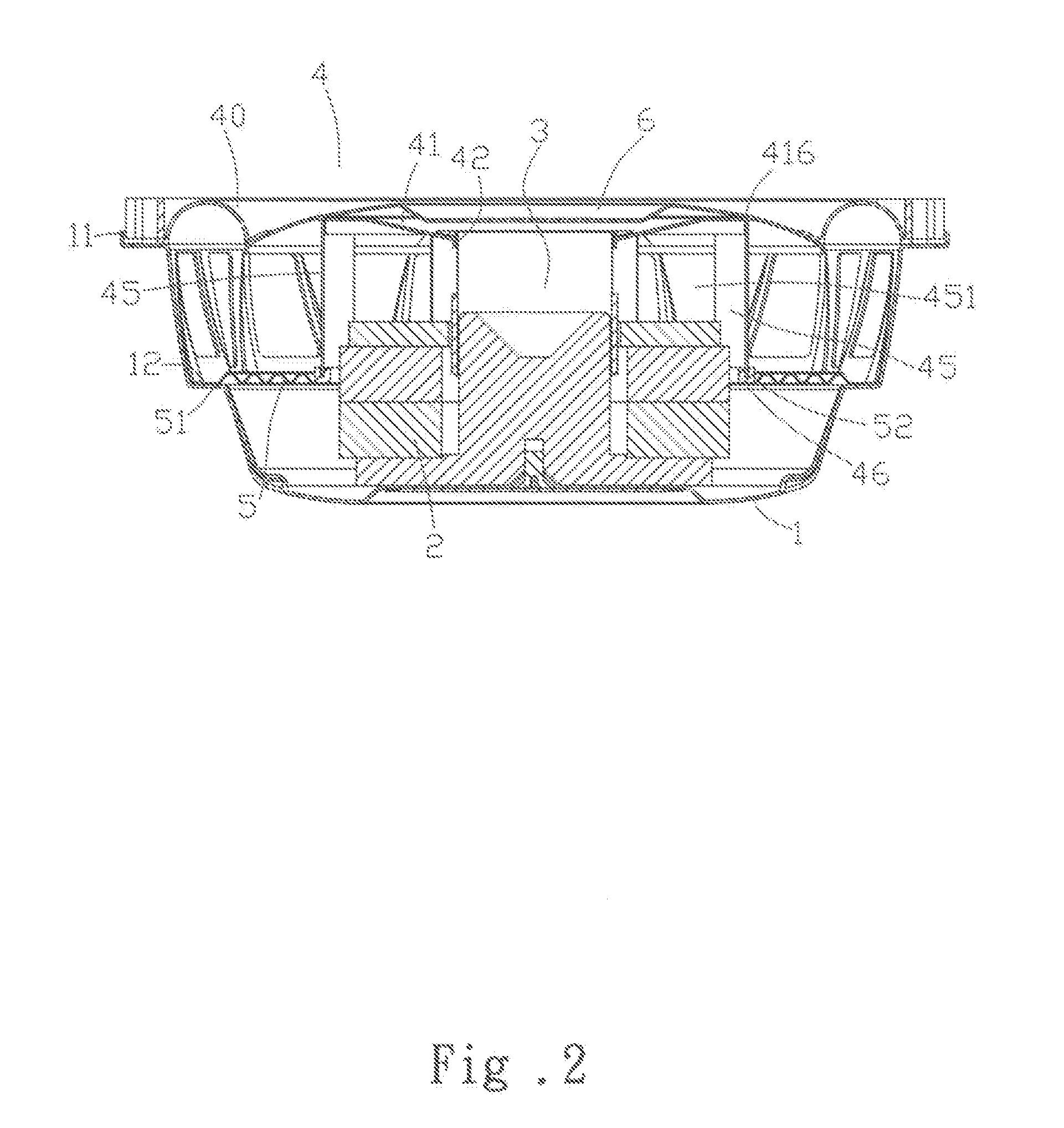 Speaker diaphragm supporting structure