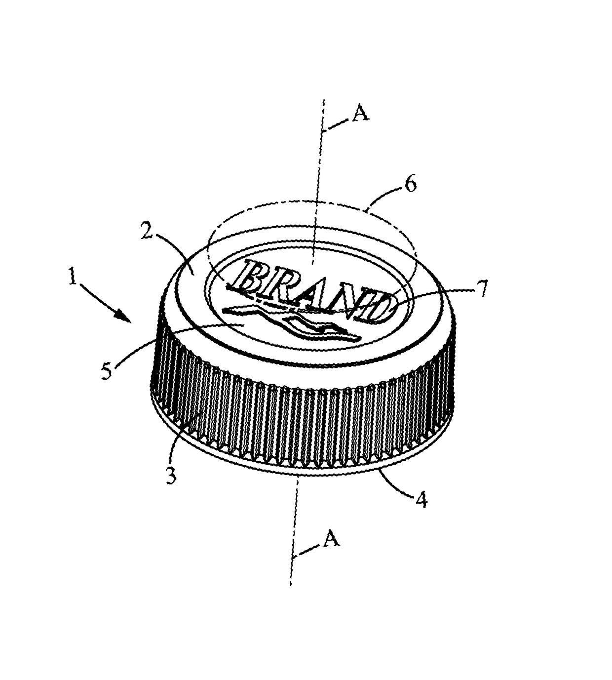 Cap for closing the neck finish of a container and method for manufacturing said cap