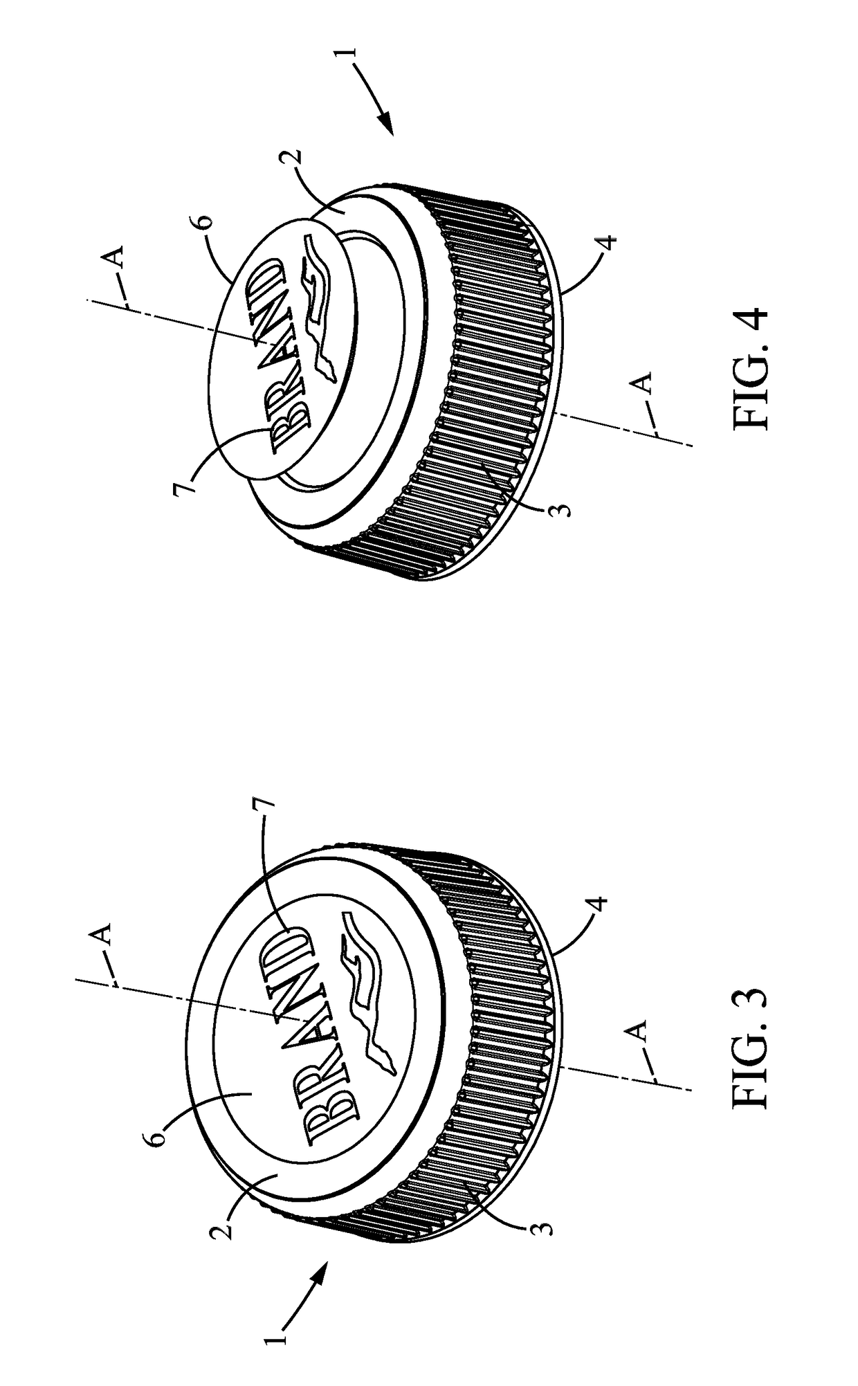 Cap for closing the neck finish of a container and method for manufacturing said cap