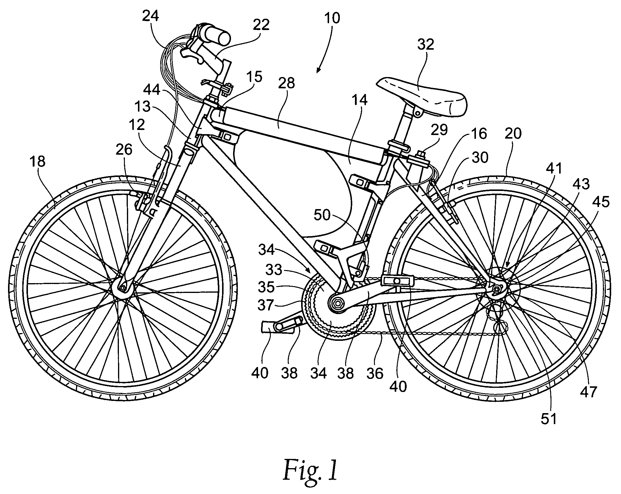 Sectional bicycle