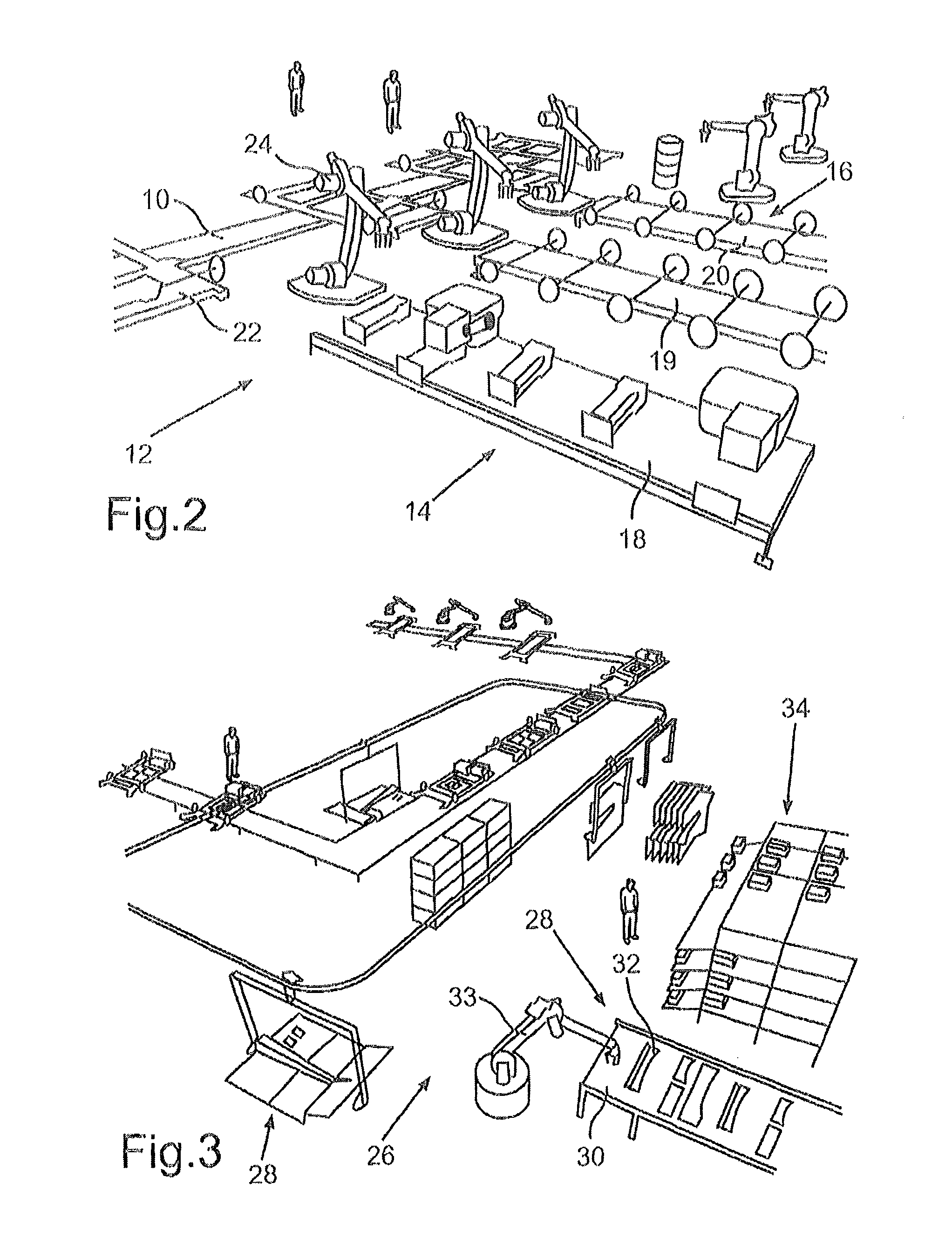 Method for assembling motor vehicles