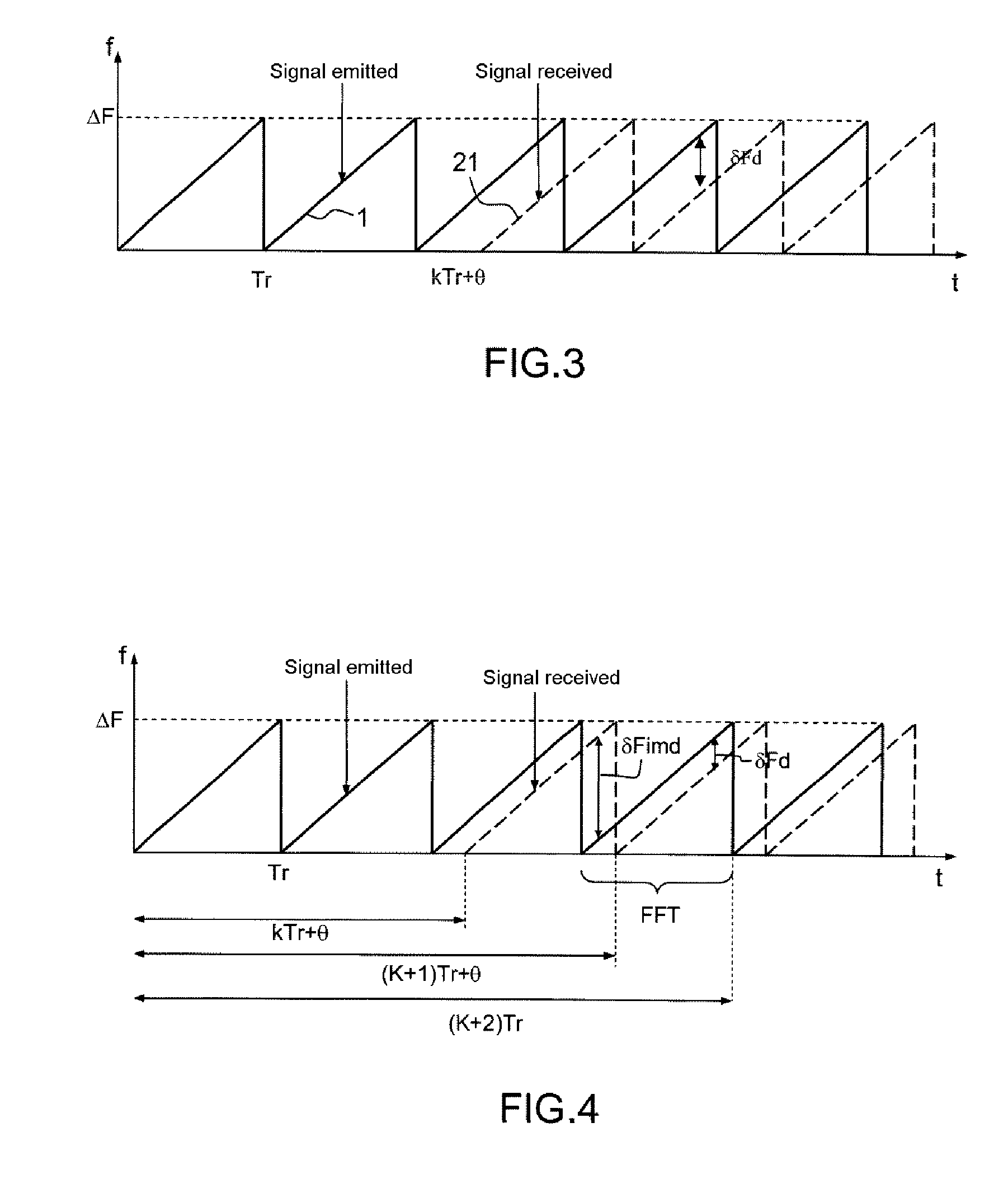 Radar detection method, notably for airborne radars implementing an obstacle detection and avoidance function
