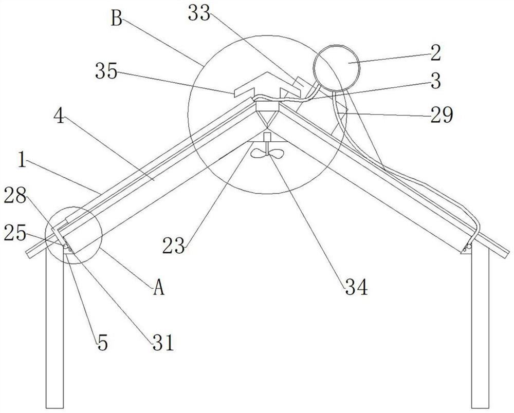 Roof system with energy-saving function