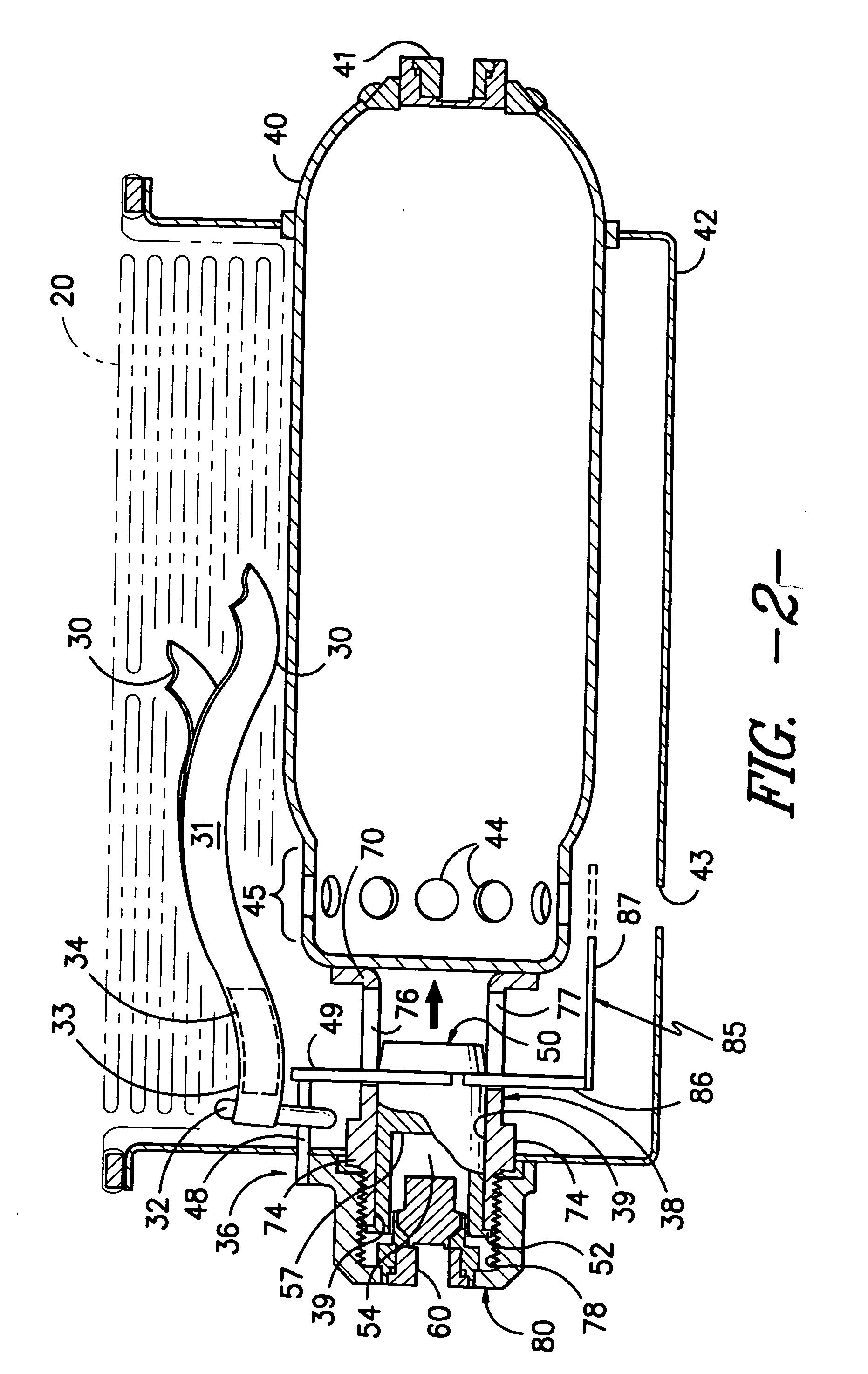 Air bag restraint including selectively operable venting elements