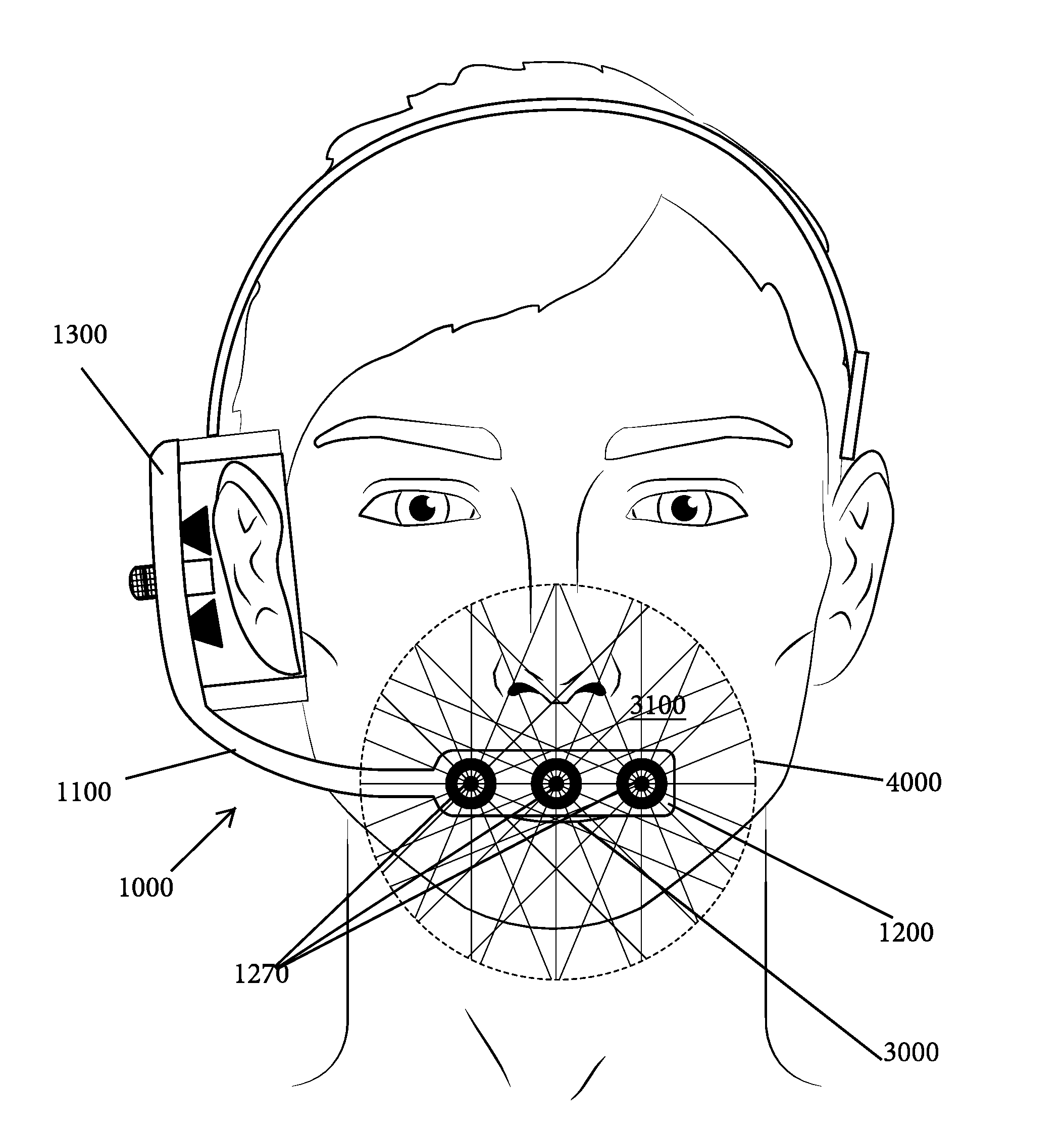 Ergonomic anechoic anti-noise canceling chamber for use with a communication device and related methods