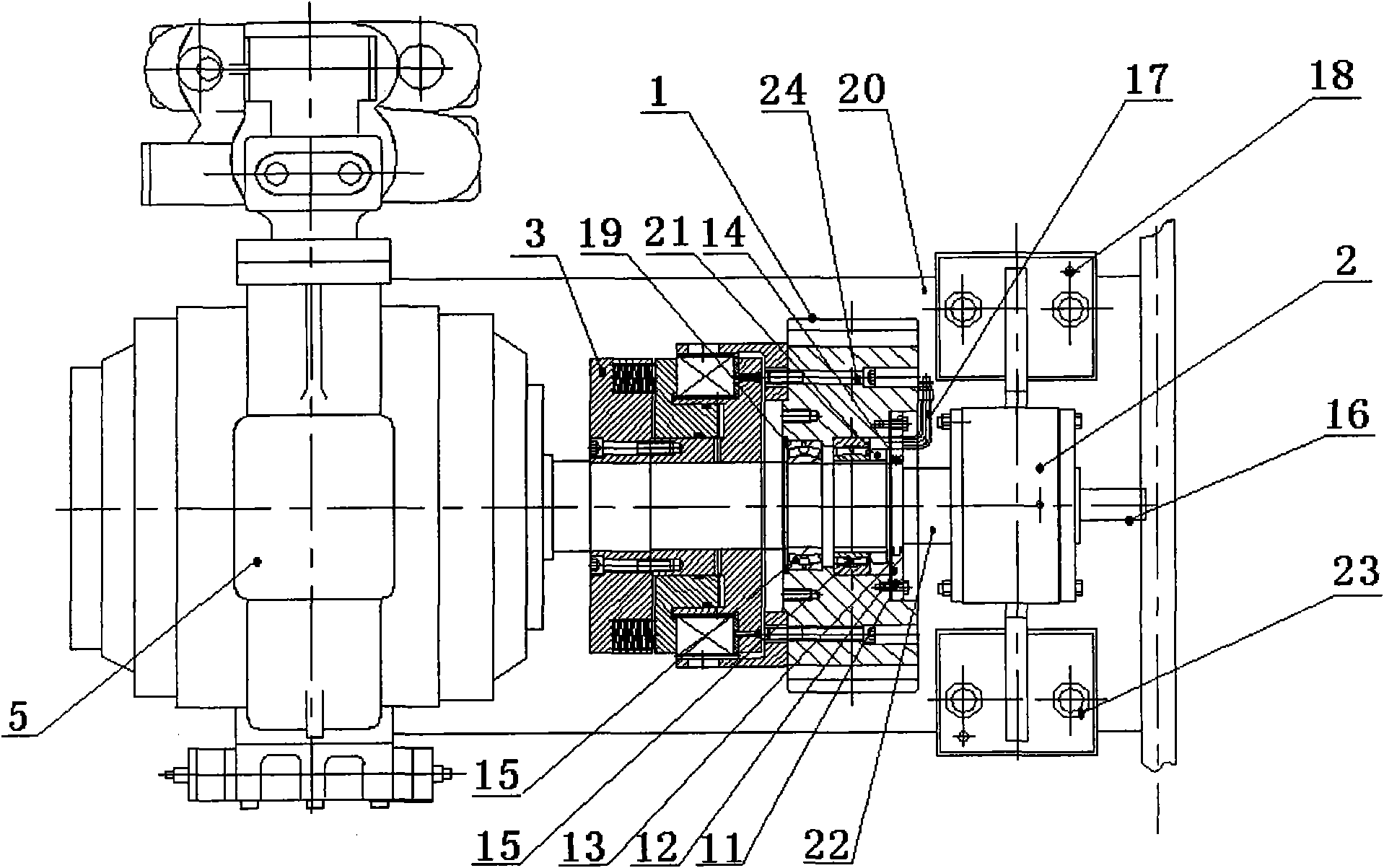 Marine haulage device and emergency release method thereof