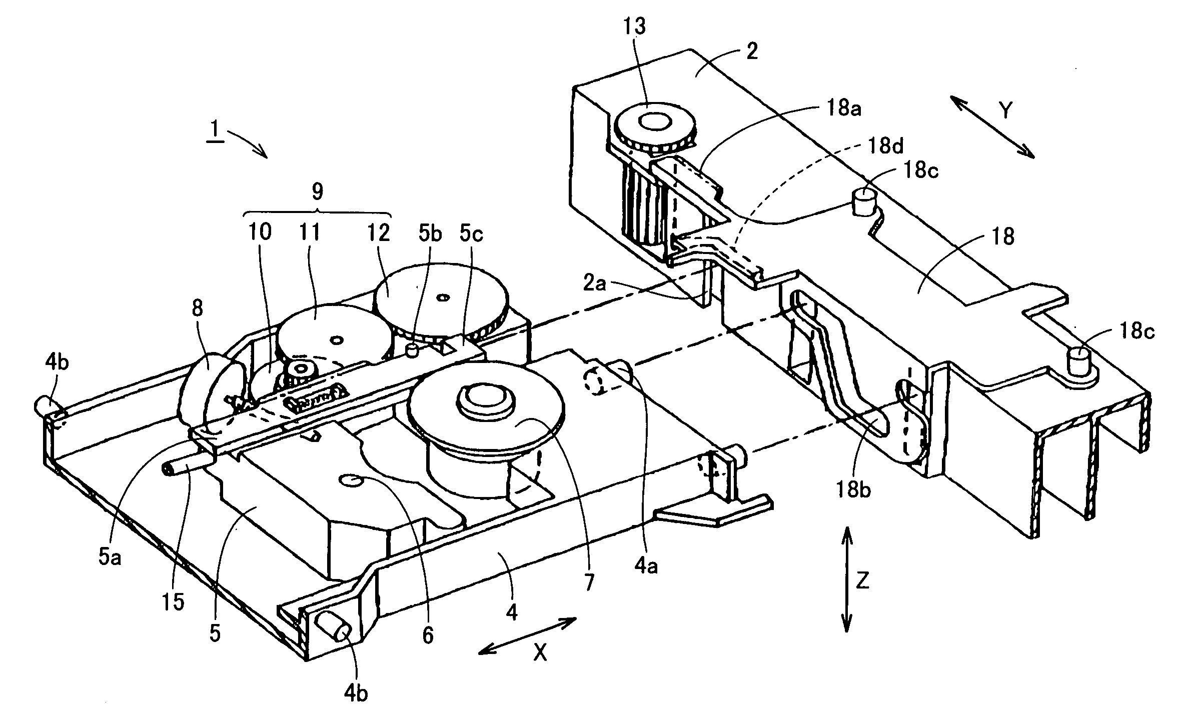 Disc apparatus