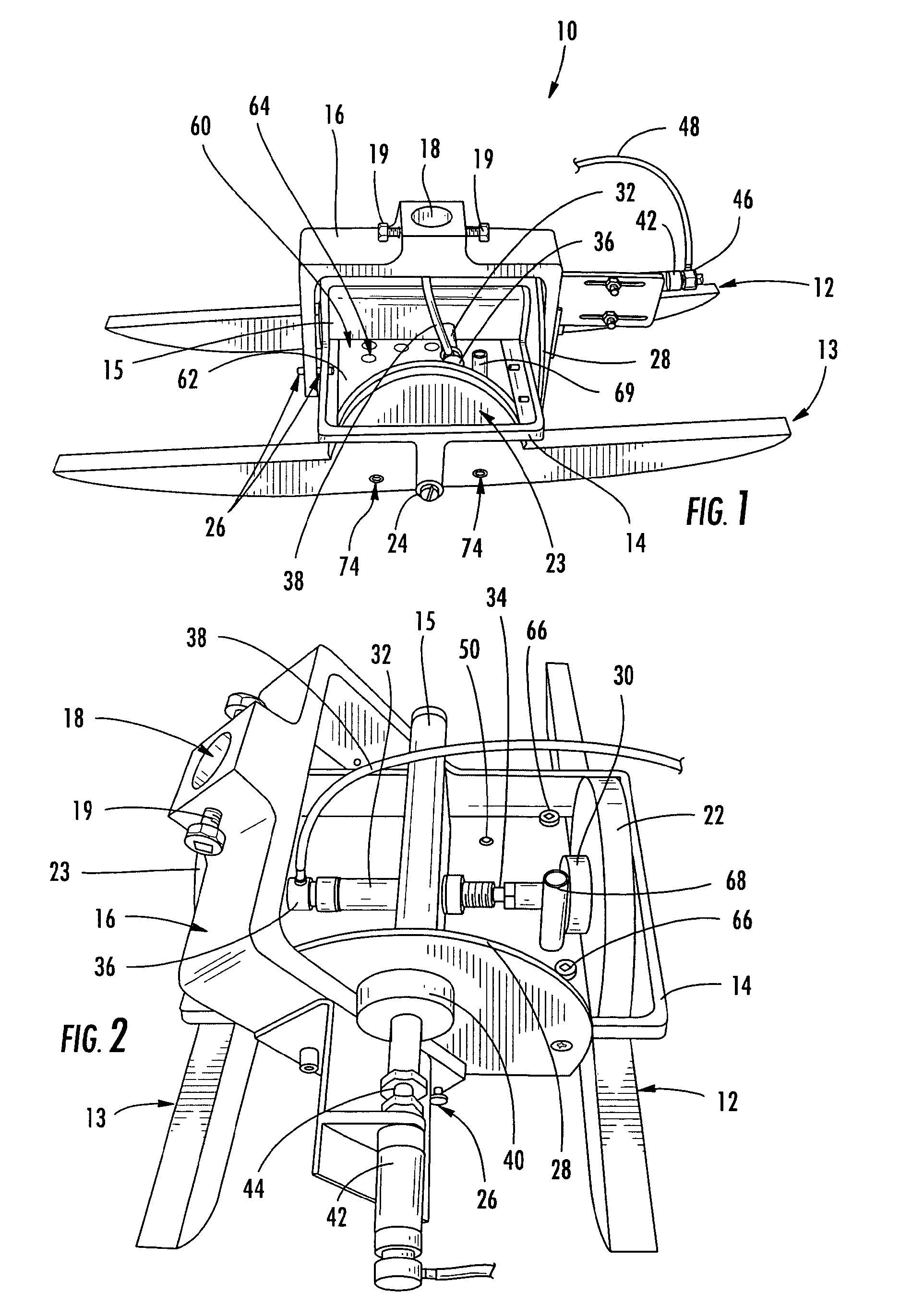 Multiple-frequency ultrasonic test probe, inspection system, and inspection method