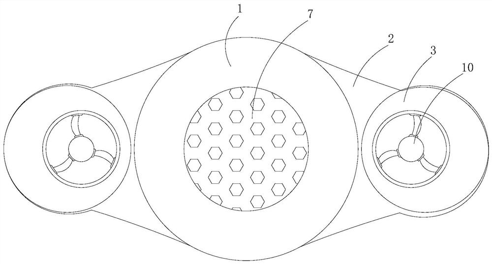 An explosion-proof floor drain used in civil air defense projects