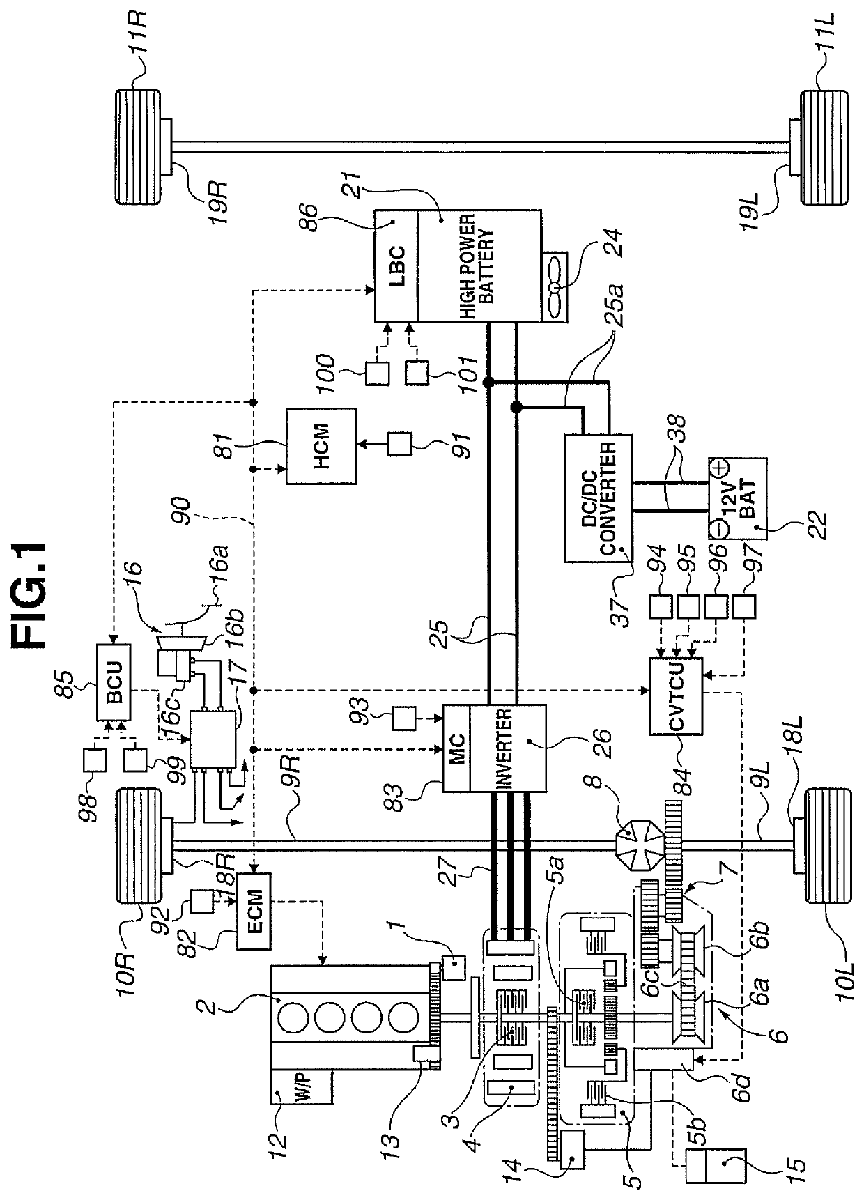 Vehicle oil pump driving control device
