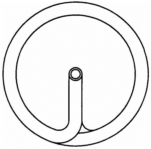 Spiral heat exchange pipe