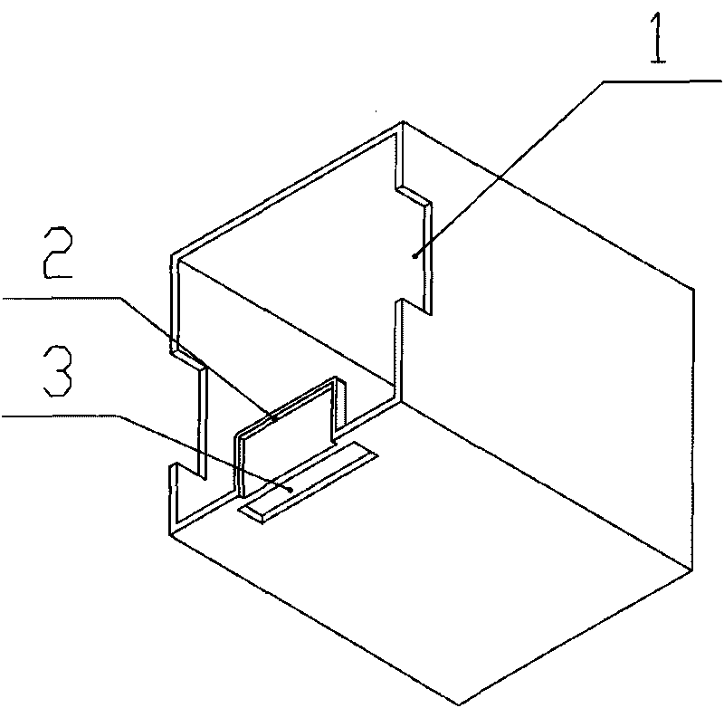 Sheet type spout for avoidance of grounding block element