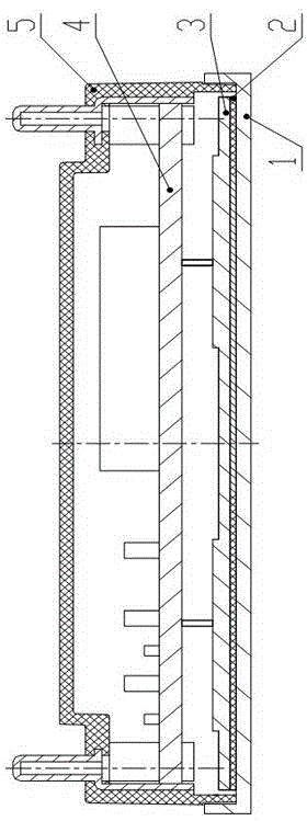 Brick type DC/DC power module built-in electromagnetic screen and installing method thereof