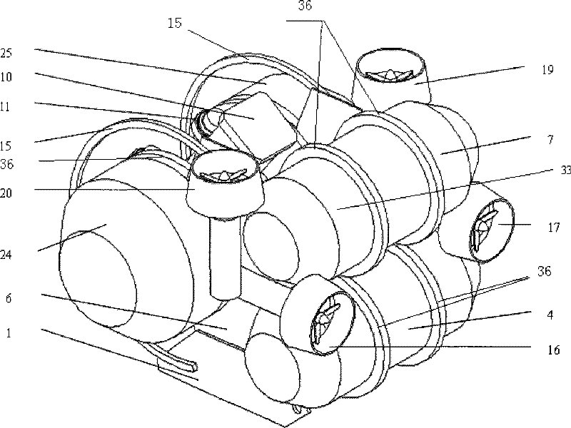 Radiation resistant underwater monitoring robot