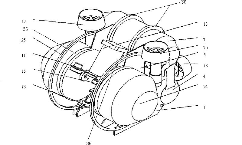 Radiation resistant underwater monitoring robot