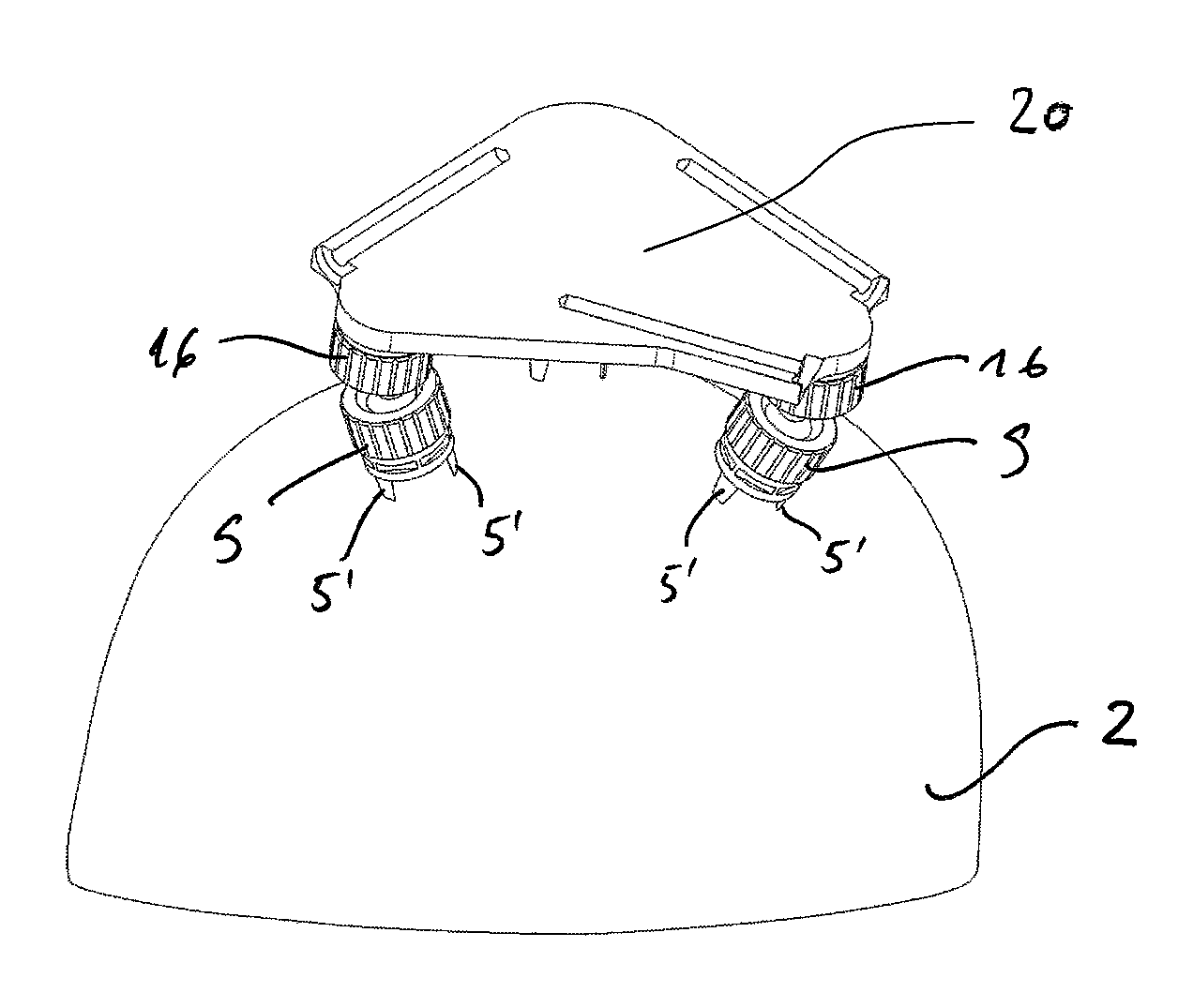 Adjustable fixation system for neurosurgical devices