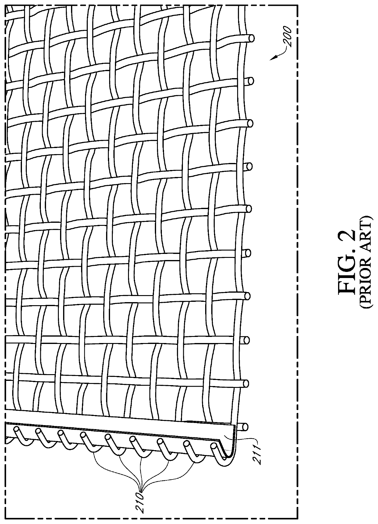 Method and apparatus for applying tension to a screen cloth on a vibrating screening machine