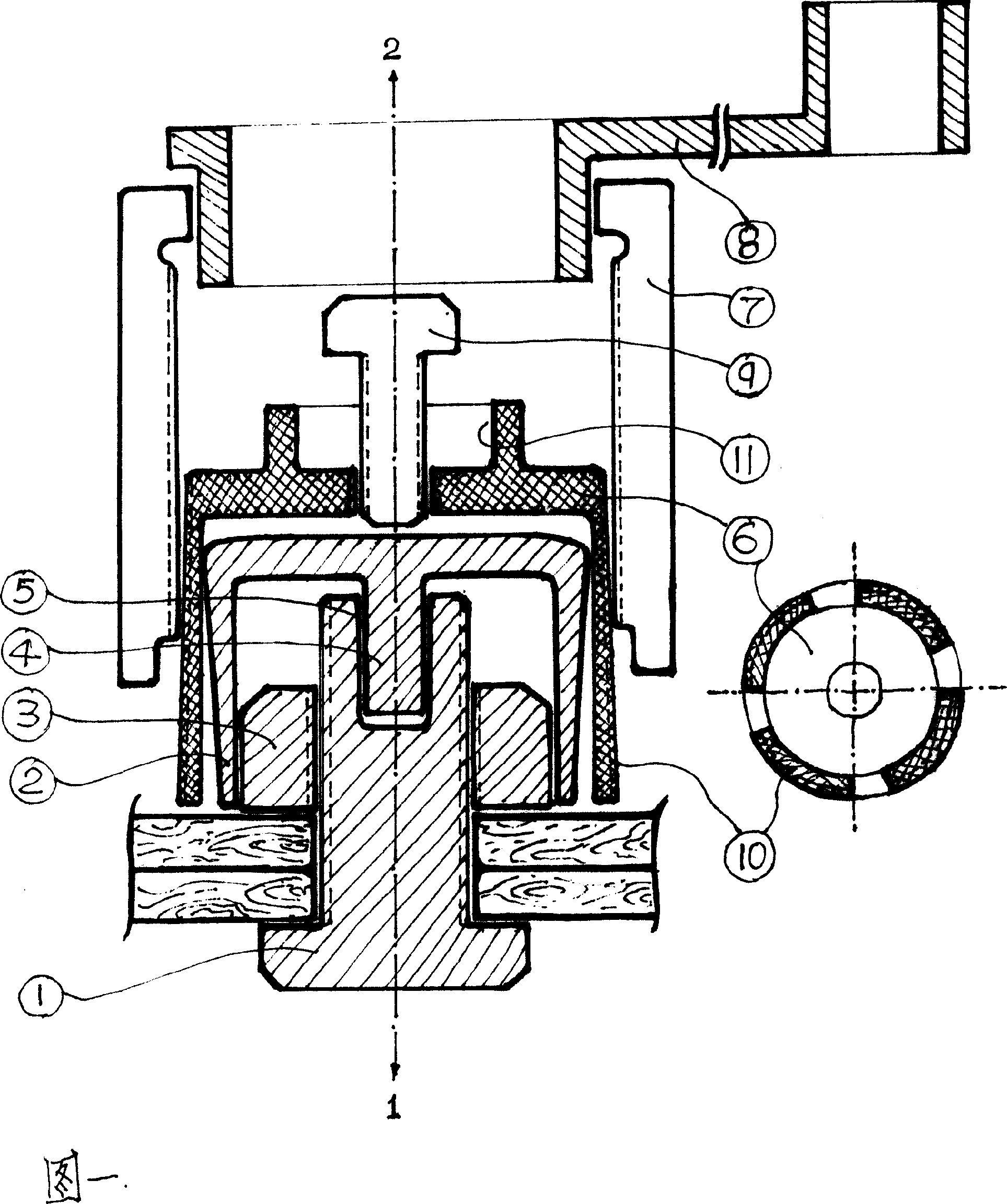 Three-prevention bolt and disassembling tool