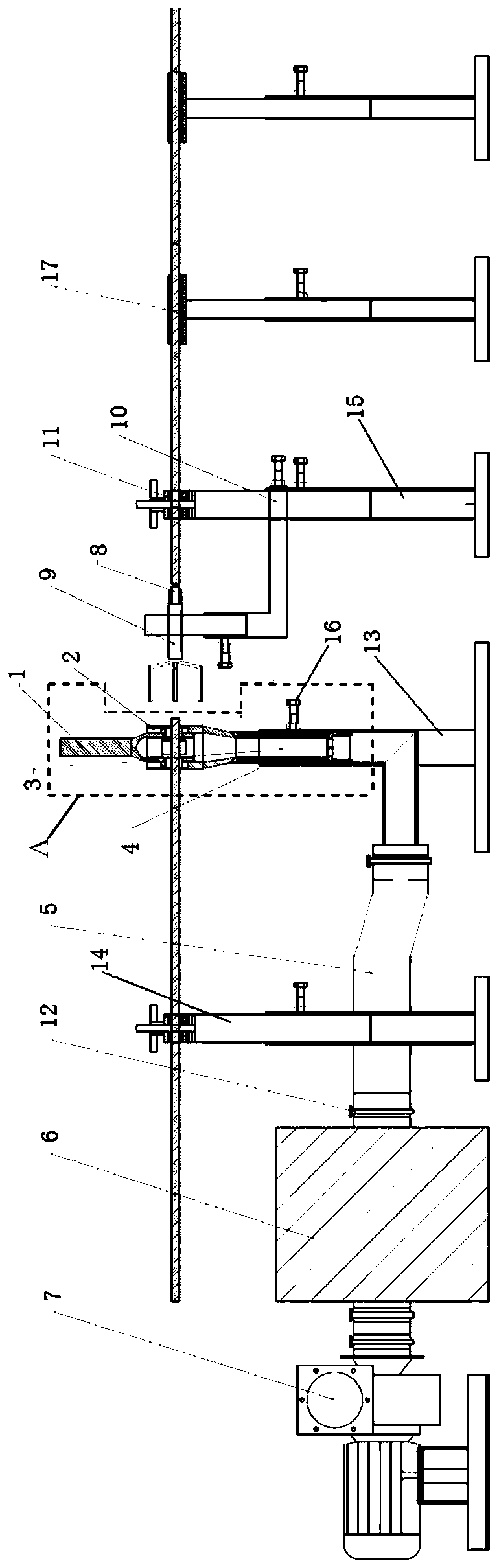 Device and method for cutting spent fuel rods
