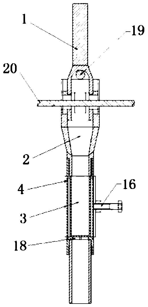 Device and method for cutting spent fuel rods