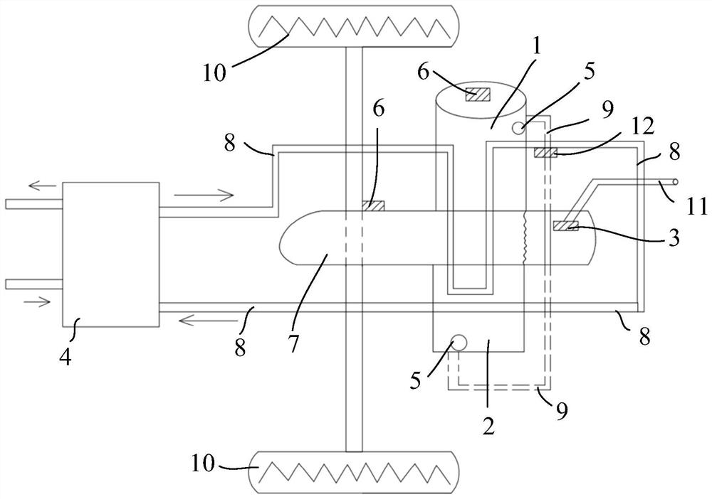 Fire extinguishing system for driving part of new energy electric vehicle