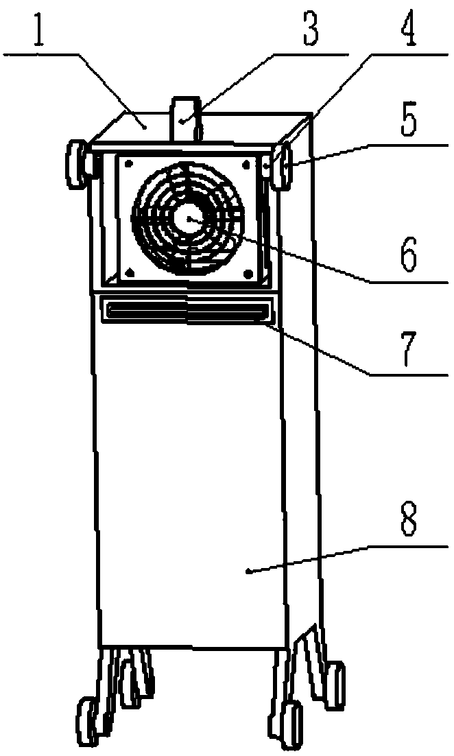 Wall surface painting device