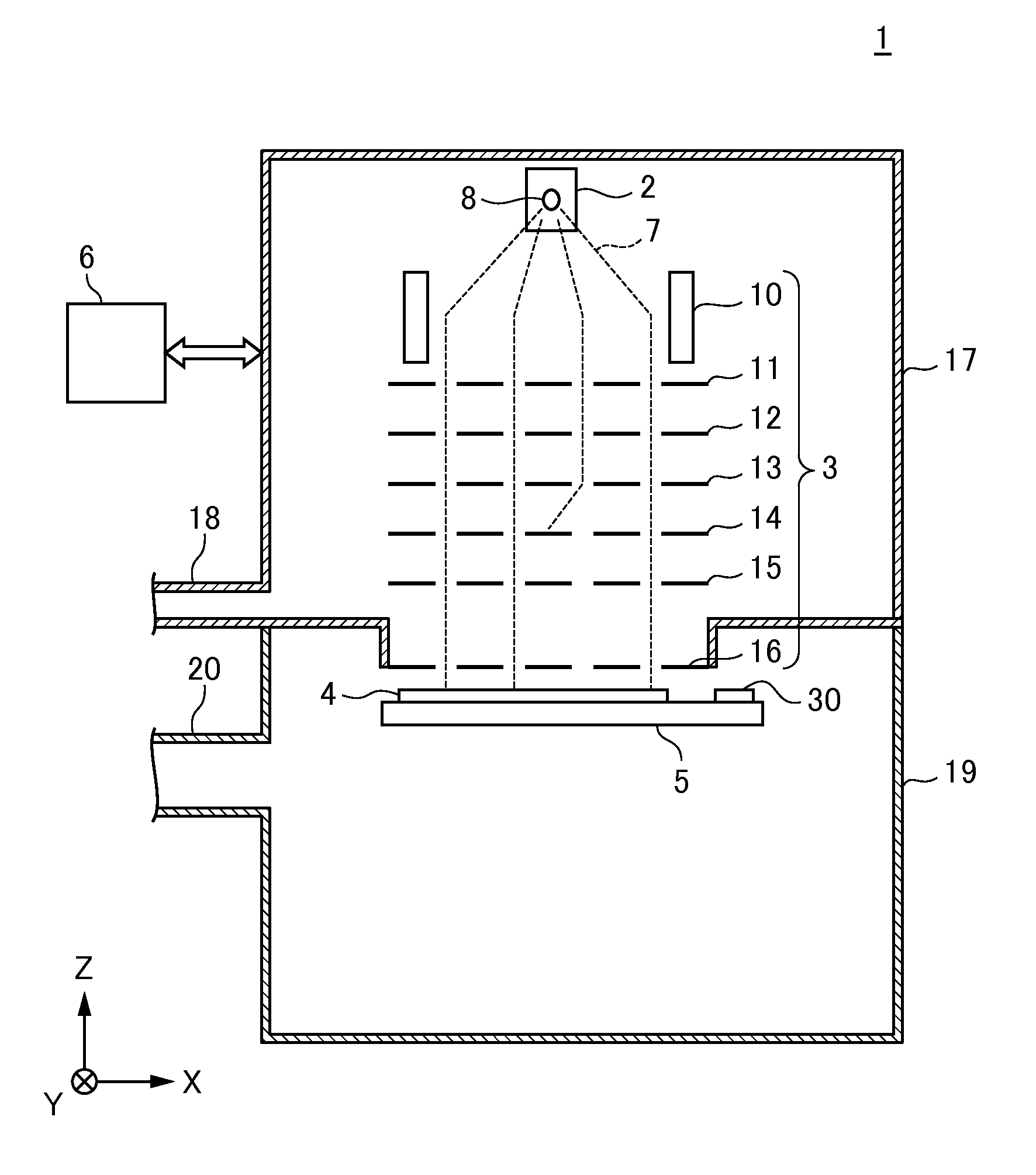 Charged particle beam apparatus, and article manufacturing method