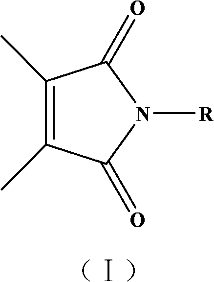 Maleimide compound, its preparation and application