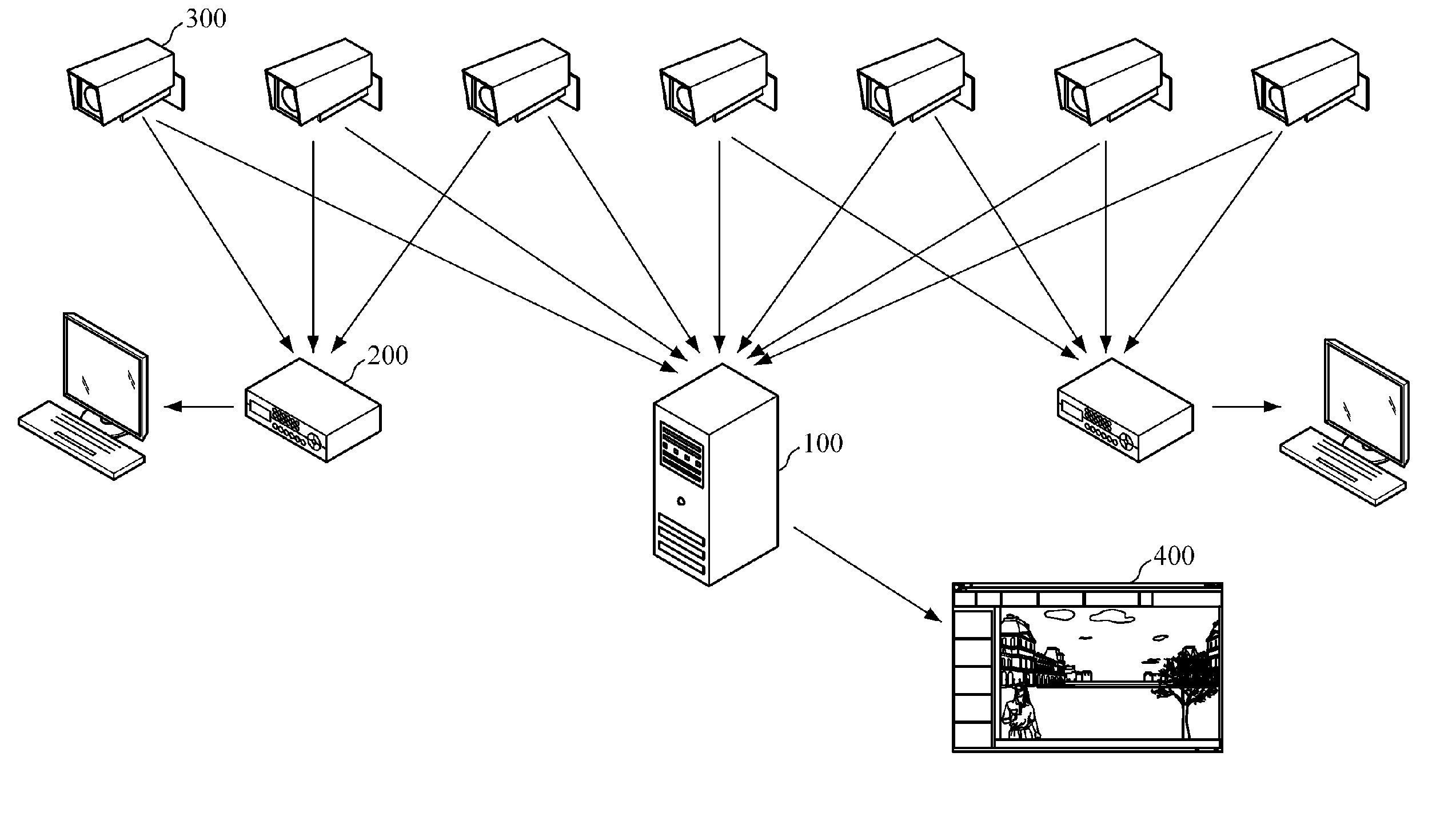 Image streaming system for minimizing resource usage of network video recorder (NVR)