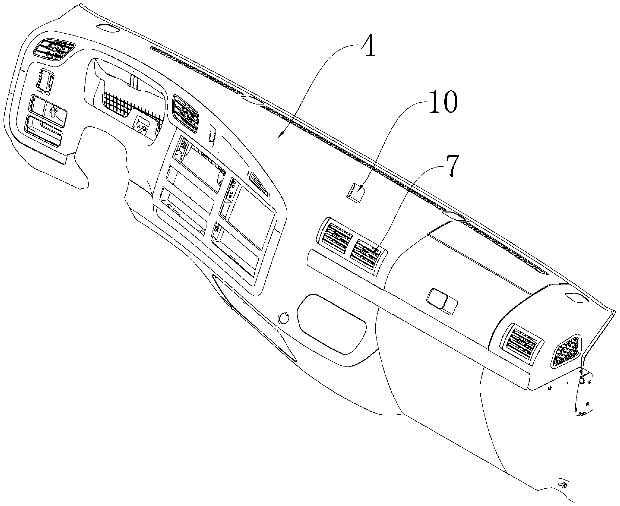 Vehicle air conditioner humidifying device and vehicle