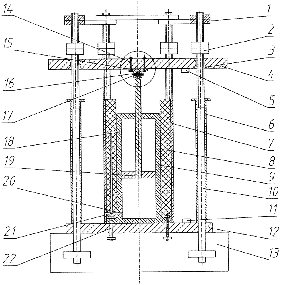 Anti-overturning jacking mechanism for power transmission line tower