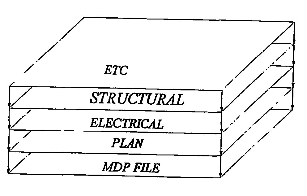 Method and apparatus for spatially coordinating, storing and manipulating computer aided design drawings