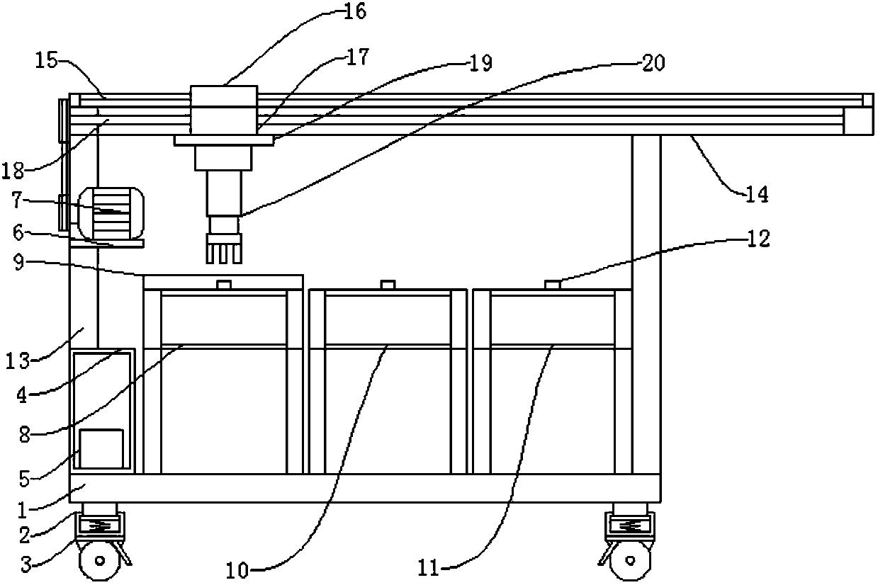 Conveying device for sensor production