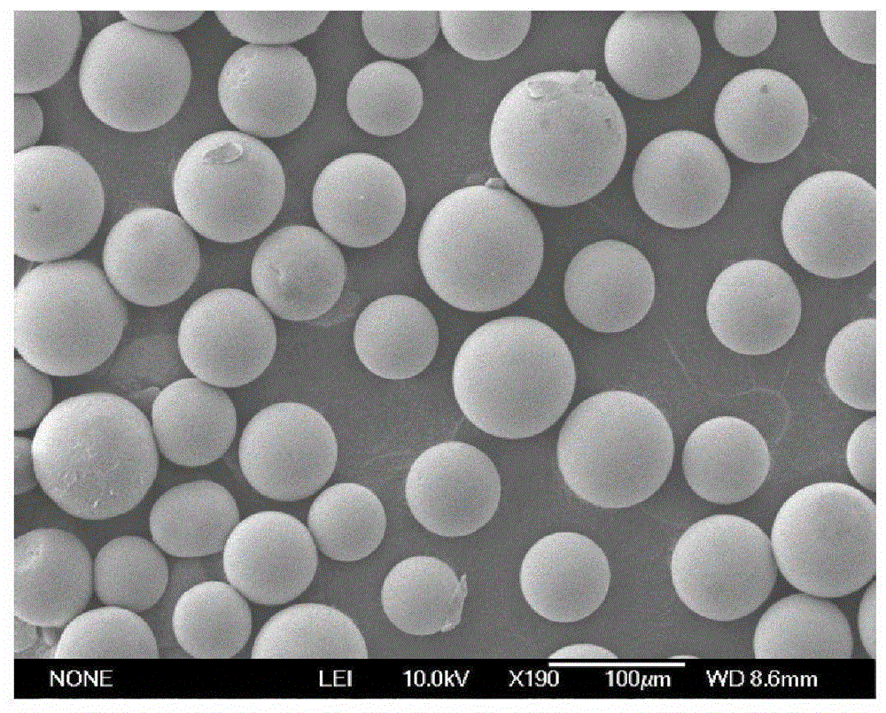 A kind of high-strength polysaccharide gel microsphere, preparation method and application thereof