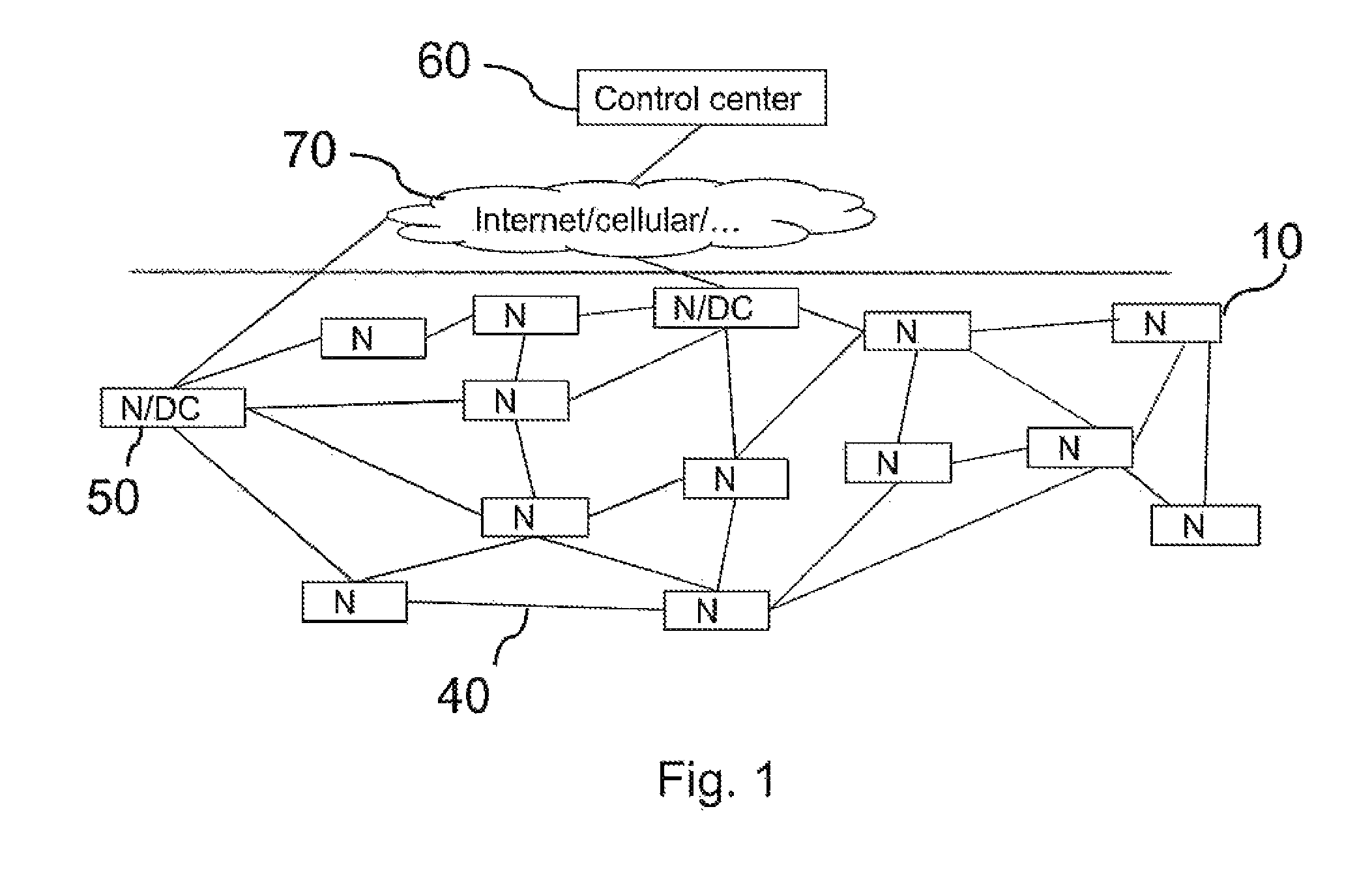 System and method for optimizing data transmission to nodes of a wireless mesh network