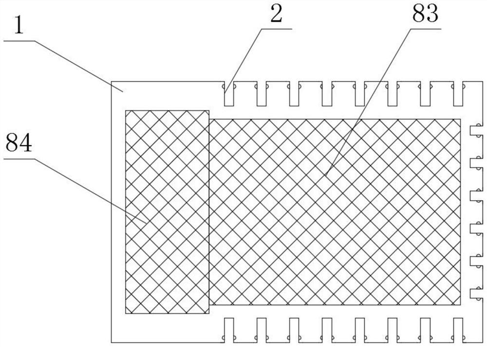 High-stability packaging lead frame and packaging part production method