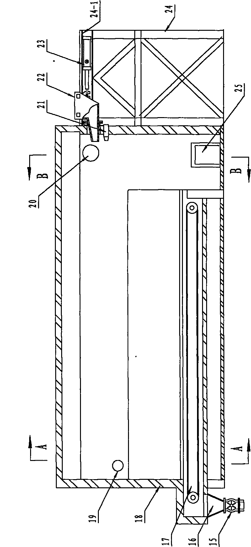 Process and device for processing liquid steel slag